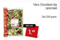 vers voordeel sla speciaal