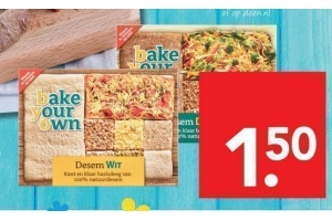 bake your own deegplak desem