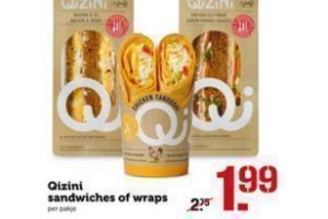 qizini sandwiches of wraps