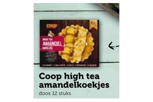 coop high tea amandelkoekjes