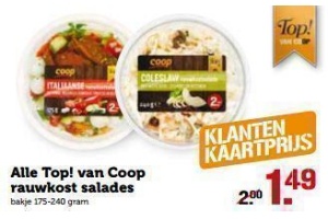 coop rauwkost salades