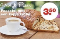 paasstol met een kopje koffie