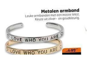 metalen armband