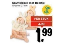 knuffeldoek met beertje