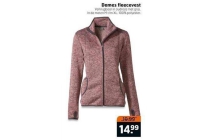 dames fleecevest