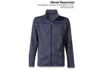 heren fleecevest