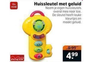 huissleutel met geluid