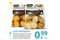 delicieux luxe snacktoast