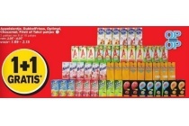 appelsientje dubbelfriss optimel chocomel fristi of taksi pakjes