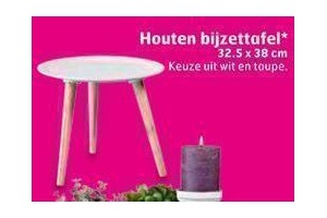 houten bijzettafel