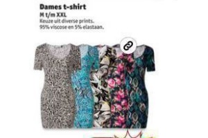 true spirit dames t shirt met korte mouwen