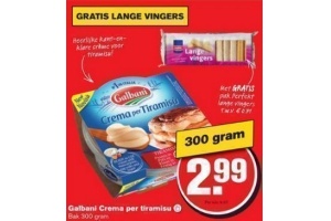 galbani crema per tiramisu