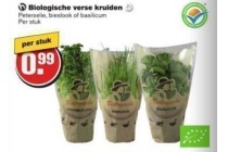 biologische verse kruiden