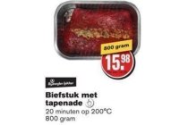 biefstuk met tapenade