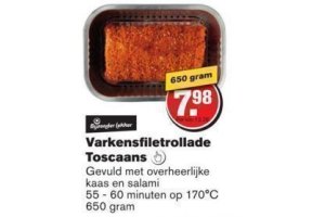 varkensfiletrollade toscaans