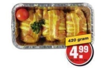 kipdij curry met spek