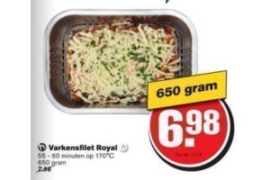 varkensfilet royal