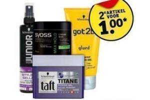 kies en mix de merken junior powerstyling syoss taft en got2b gel en wax