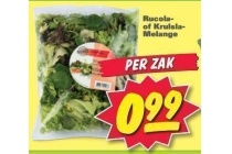 rucola of krulsla melange
