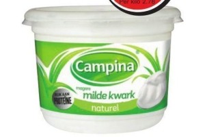 campina milde kwark naturel
