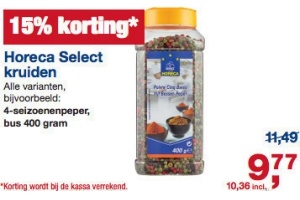horeca select kruiden