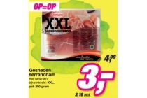 gesneden serranoham