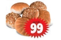 zachte witte margrieten of grof volkoren bollen