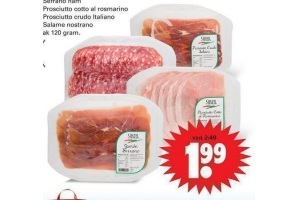 italiaanse vleeswarenspecialiteiten