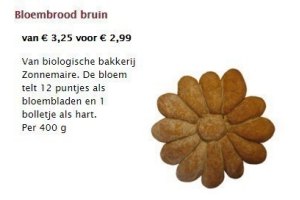 bloembrood bruin
