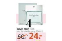 calvin klein truth eau de toilette spray 100 ml voor eur24