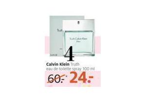 calvin klein truth eau de toilette spray 100 ml voor eur24