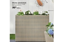 wicker plantenbak