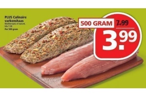 plus culinaire varkenshaas