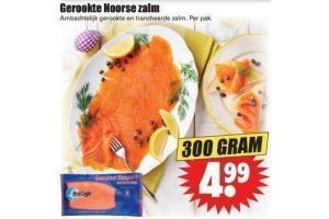 gerookte noorse zalm