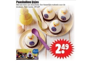 paaskuiken ijsjes