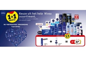 keuze uit het hele nivea assortiment