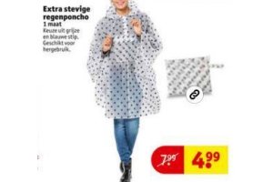 extra stevige regenponcho