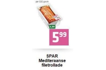 spar mediteraanse filetrollade