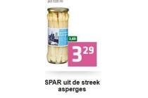 spar uit de streek asperges