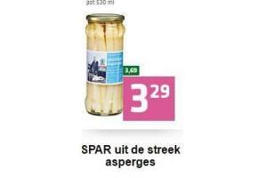 spar uit de streek asperges