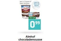 almhof chocolademousse