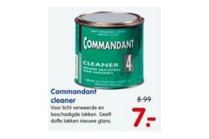 commandant cleaner