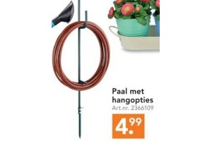 paal met hangopties