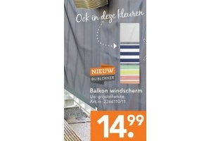 balkon windscherm