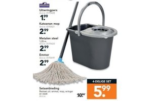 setaanbieding dweilen