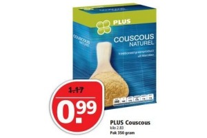 plus couscous naturel