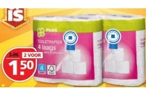 plus toiletpapier soft 4 laags