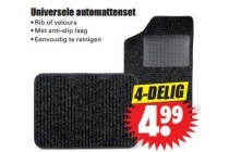 universele automattenset