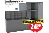 kunststof opbergkast of box