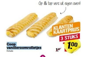 coop vanilleroomrolletjes